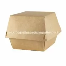 Картонная упаковка для бургера  120*120*120 клееная (артикул: 010420046) купить в разделе «Бумажная одноразовая упаковка и посуда».
